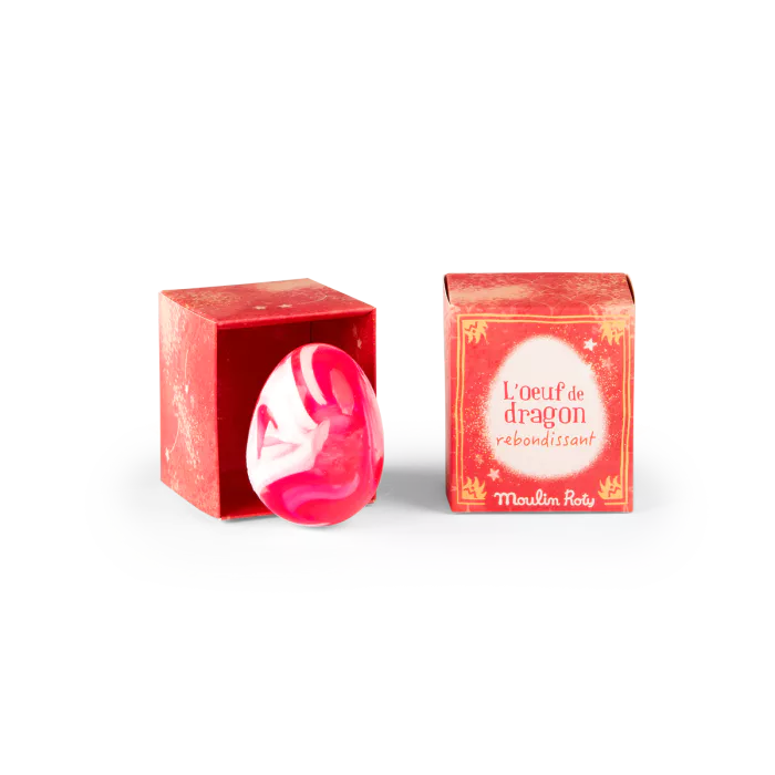 Oeuf de dragon rebondissant rose – Les Petites Merveilles