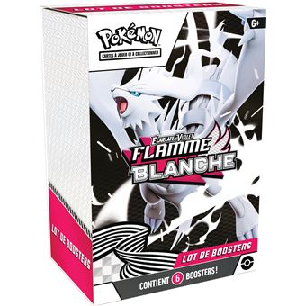Pokémon – Bundle de 6 boosters Flamme Blanche EV10.5