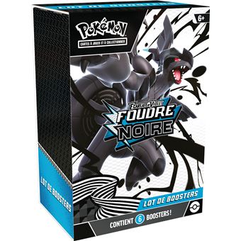 Pokémon – Bundle de 6 boosters Foudre Noire EV10.5