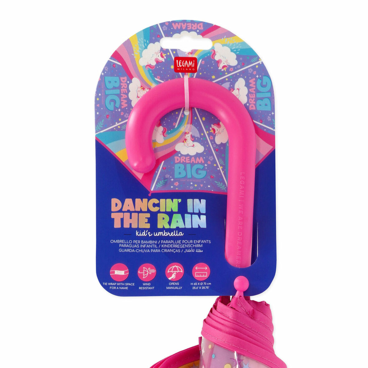 Legami – Parapluie pour enfants Licorne dancin’ in the rain4