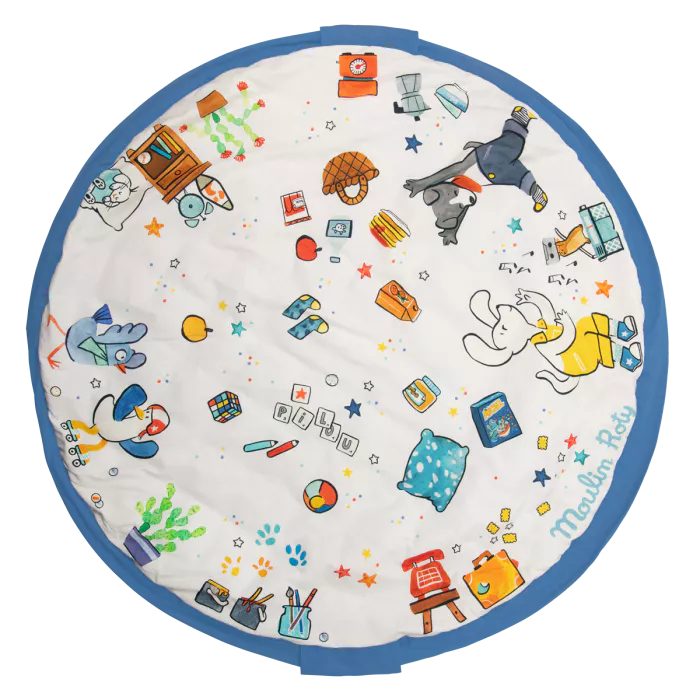 Tapis de jeu / Sac de rangement Puce & Pilou