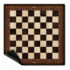 Tapis d'échecs Néoprène Impression bois