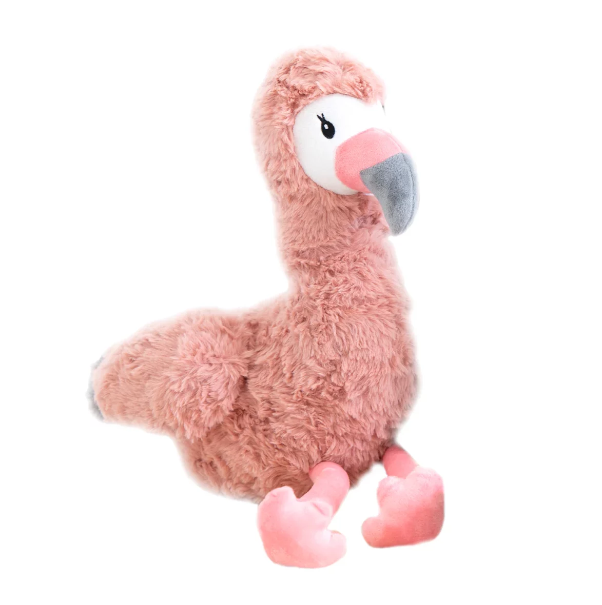 Peluche lestée 1,7 kg – Francesca le flamant rose pondéré