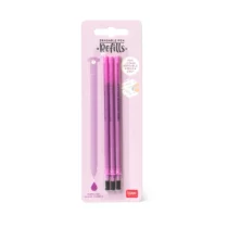 Legami - Lot de 3 recharges pour stylos à encre gel effaçable - Encre violette