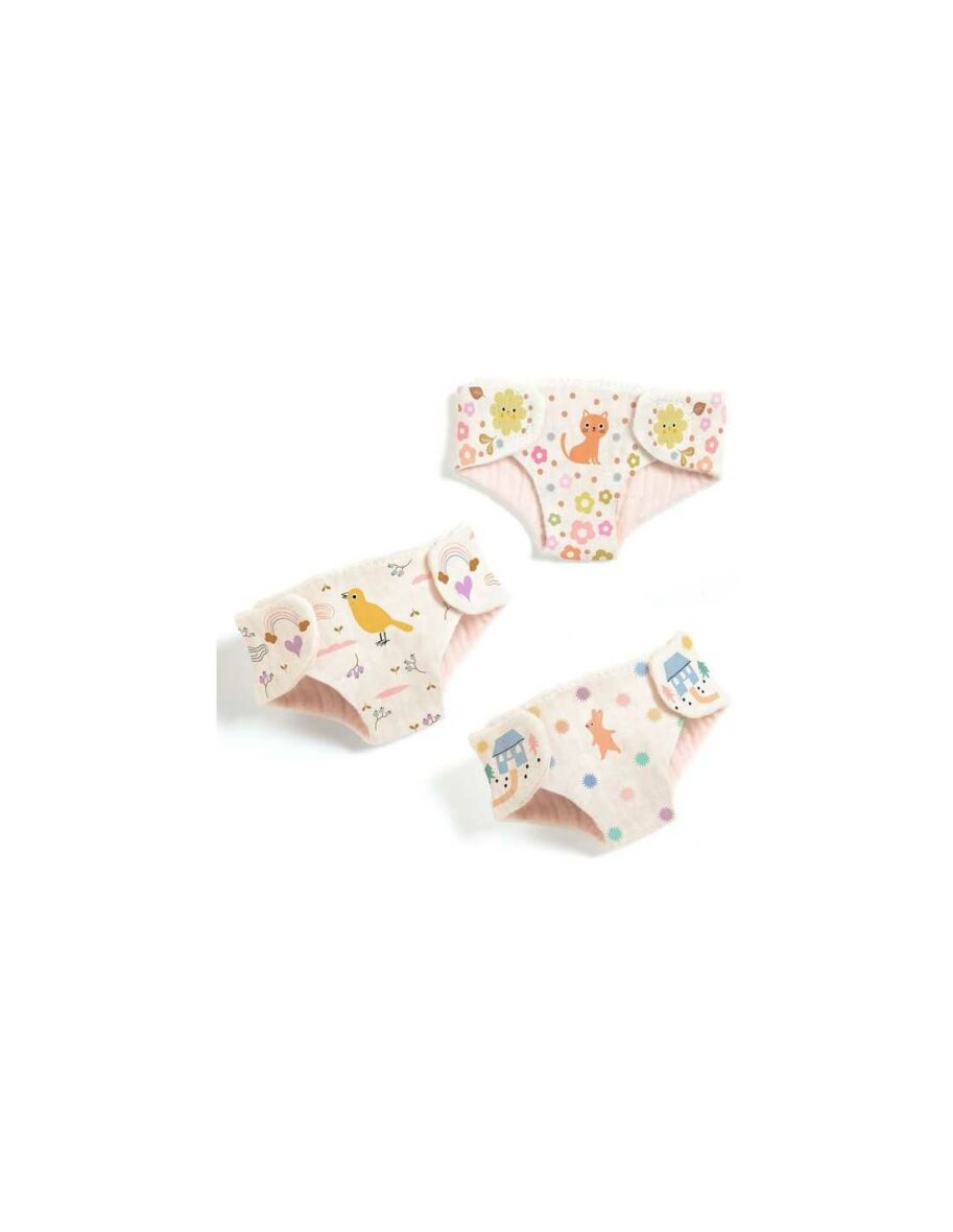 Lot de 3 couches en tissu Pomea