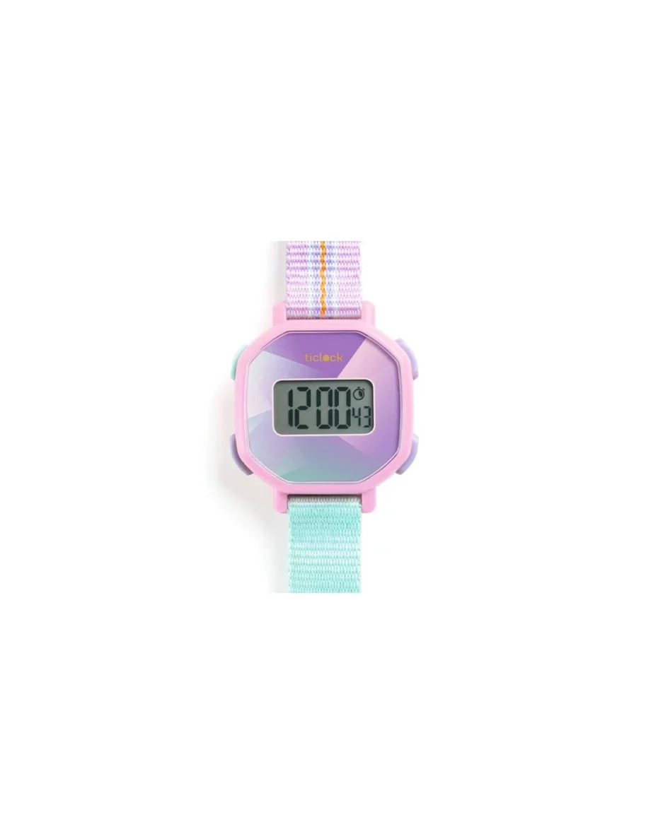 Montre digitale – Purple prisma