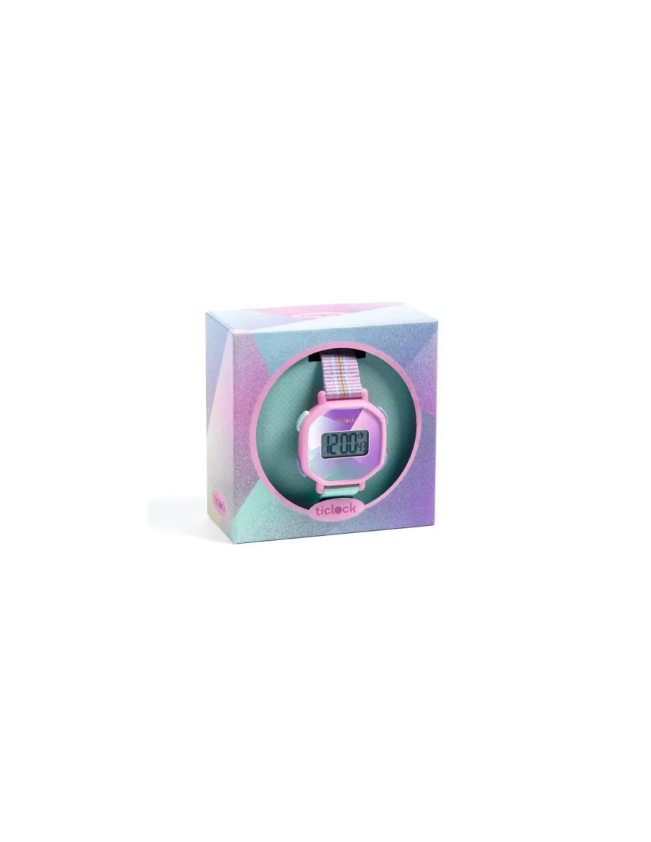 Montre digitale – Purple prisma