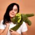 Podcoll - Peluche lestée dino 40 cm