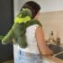 Podcoll - Peluche lestée dino 40 cm