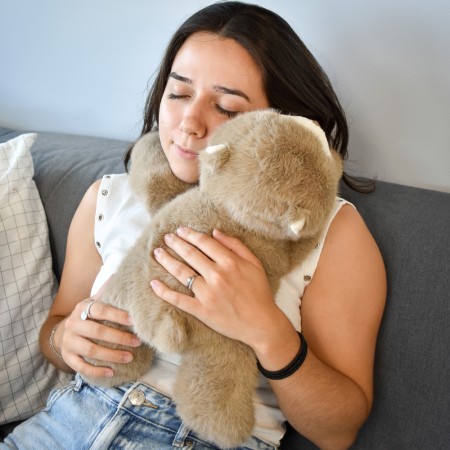 Podcoll – Peluche lestée ours 40 cm 3