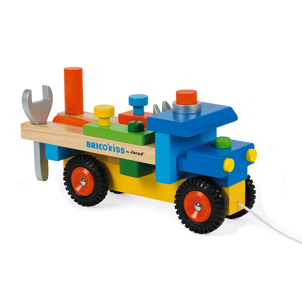 Brico’Kids – Camion de bricolage en bois à tirer