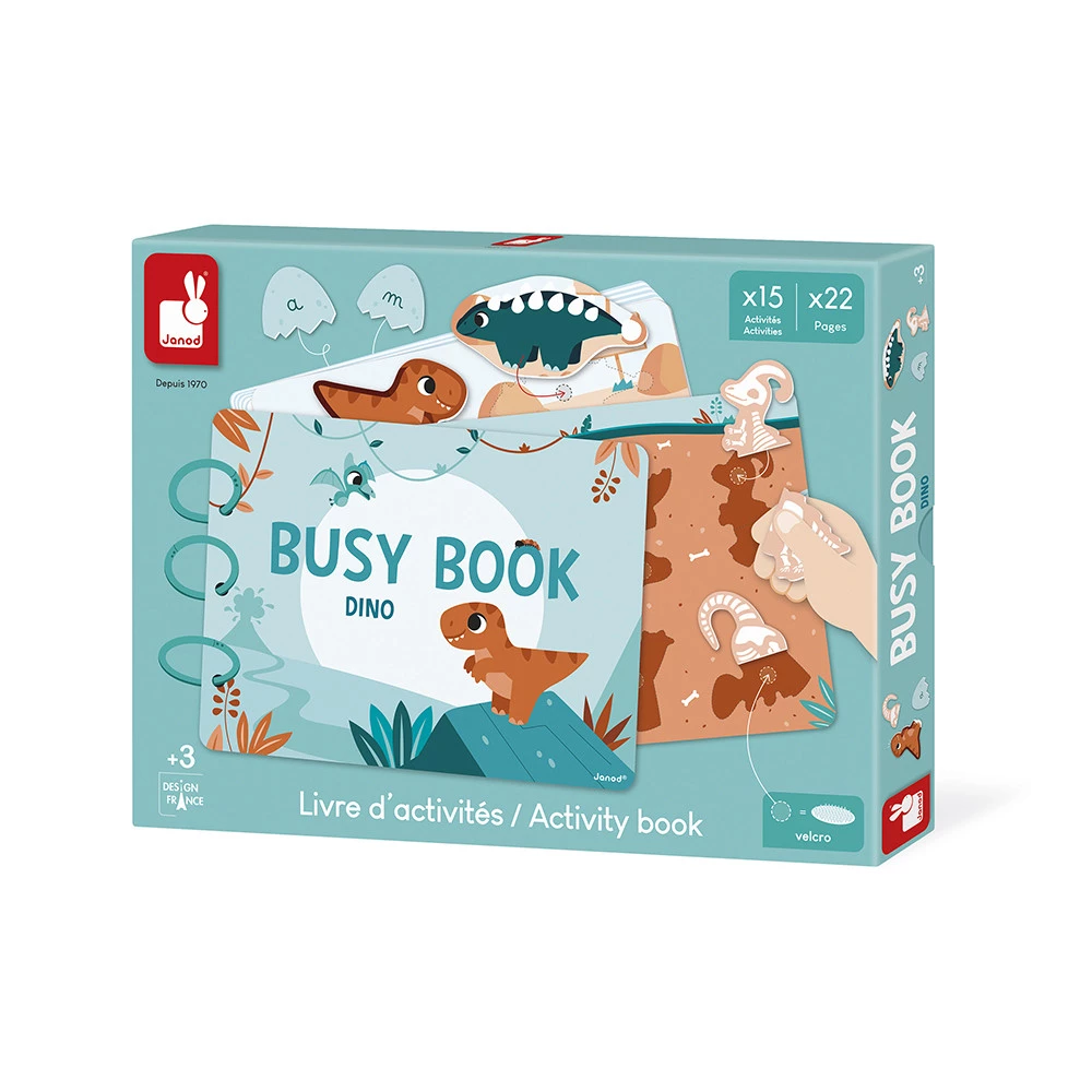 Busy-book Dino (Français/Anglais)