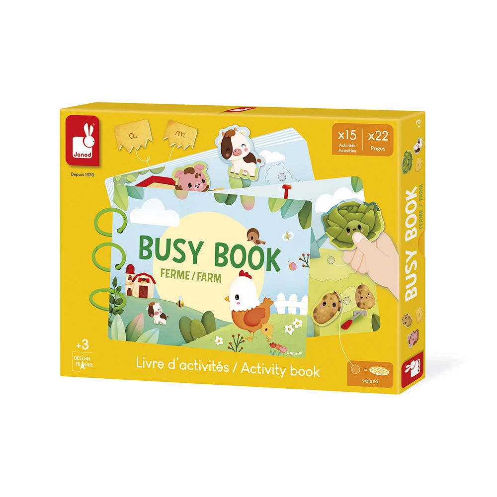 Busy-book Ferme (Français/Anglais)