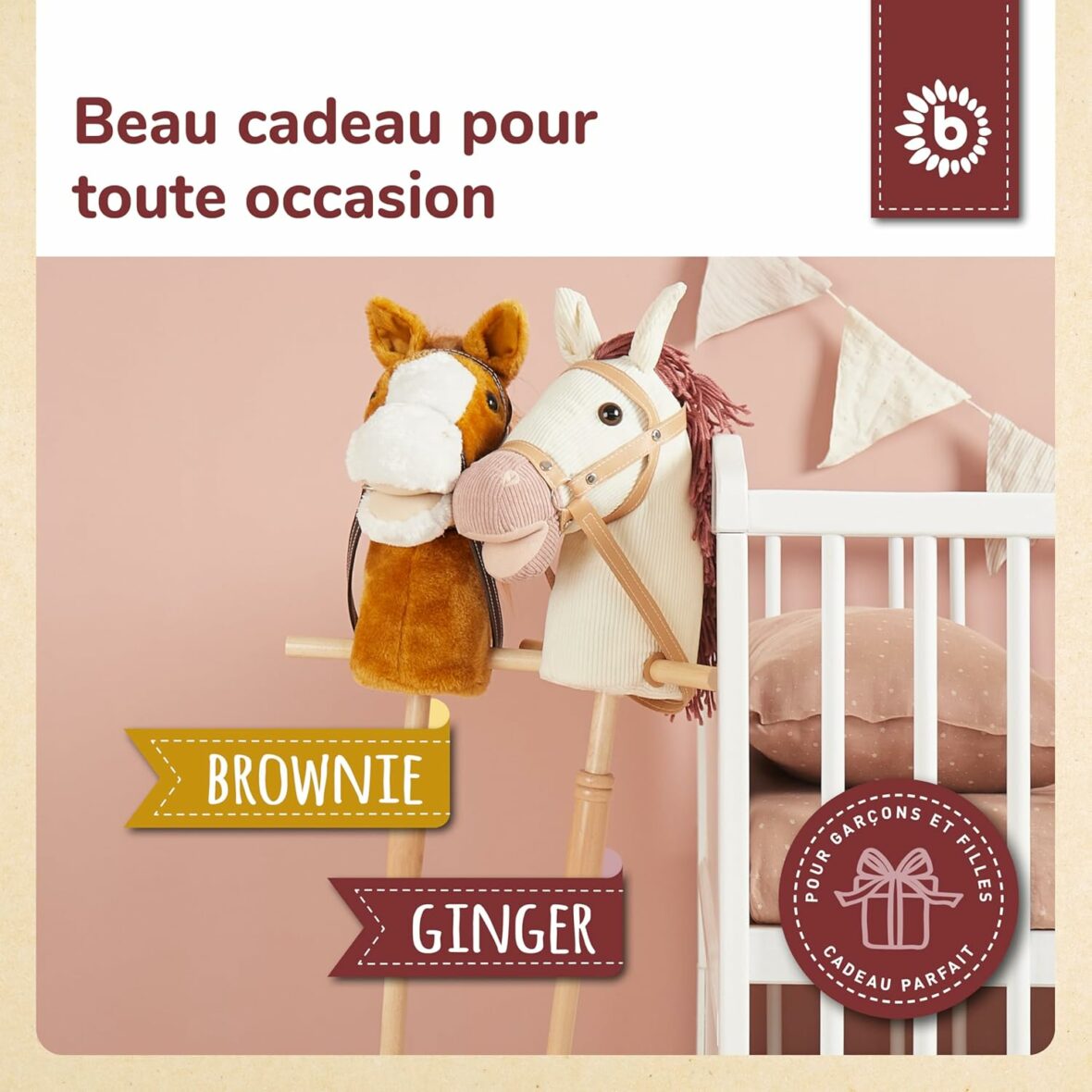 Cheval bâton à roulette 5