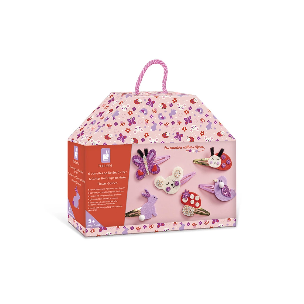Coffret de 6 barrettes à créer – Flower Garden