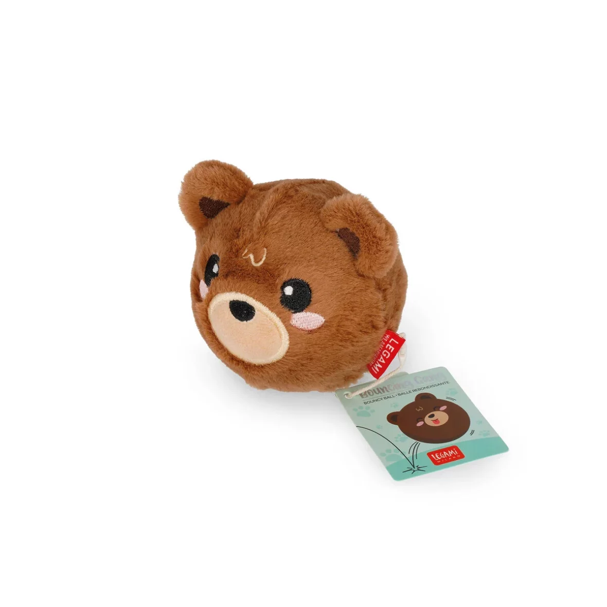 Legami – Balle rebondissante peluche Ours – Bouncing Gang
