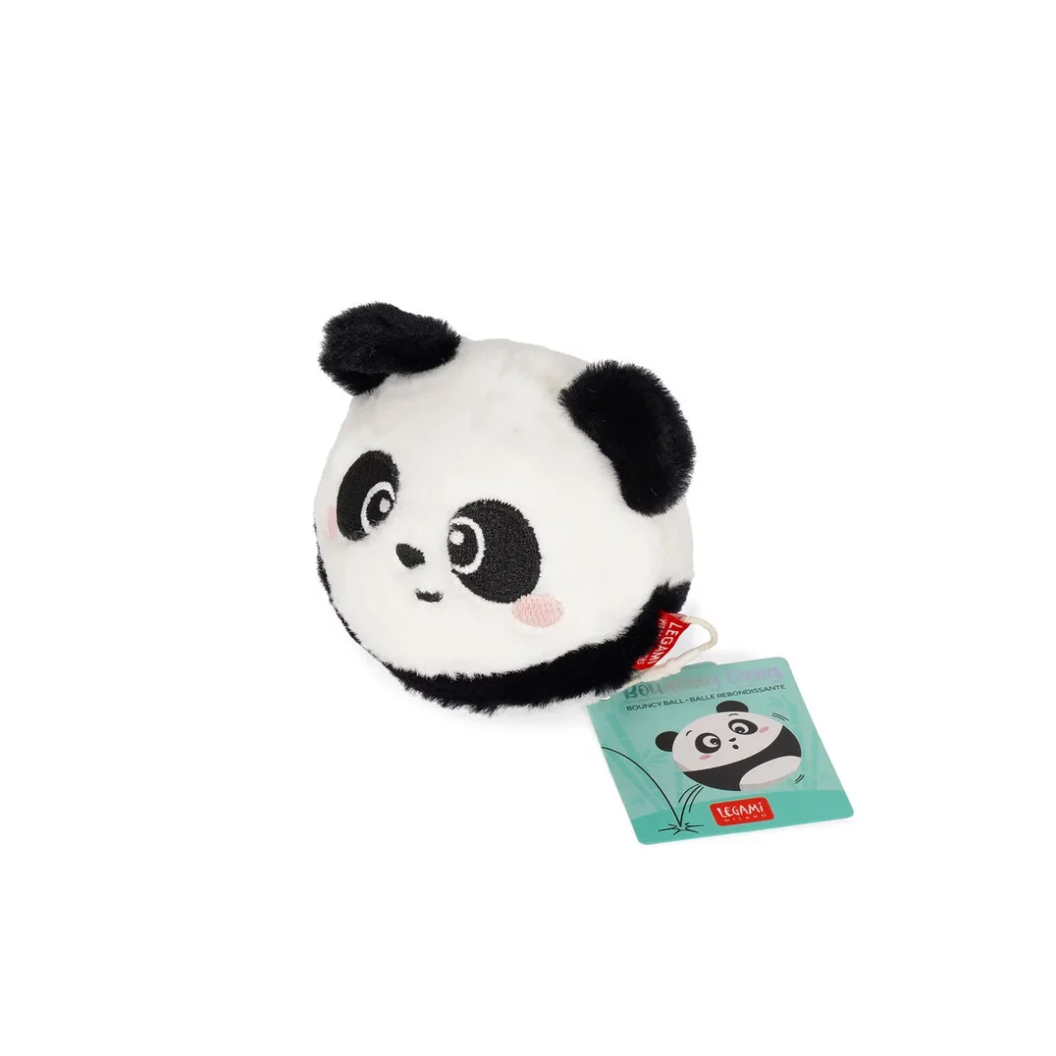 Legami – Balle rebondissante peluche Panda – Bouncing Gang
