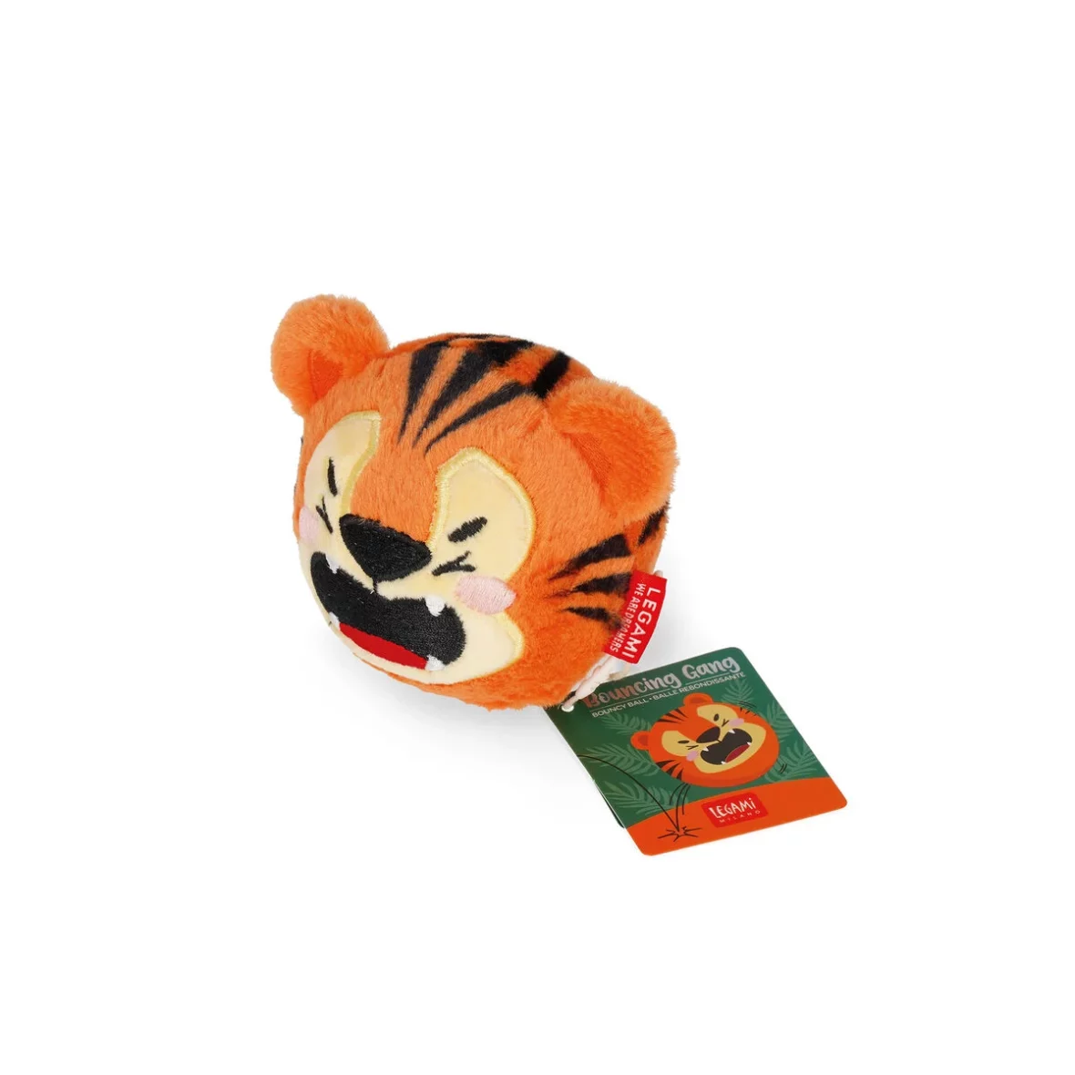Legami – Balle rebondissante peluche Tigre – Bouncing Gang