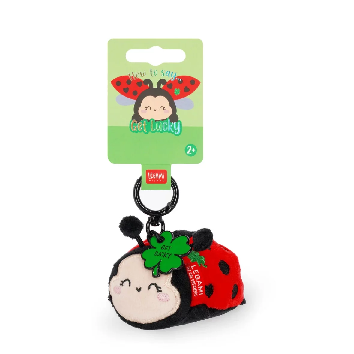 Legami – Porte-clés en peluche Ladybug – Super Soft!