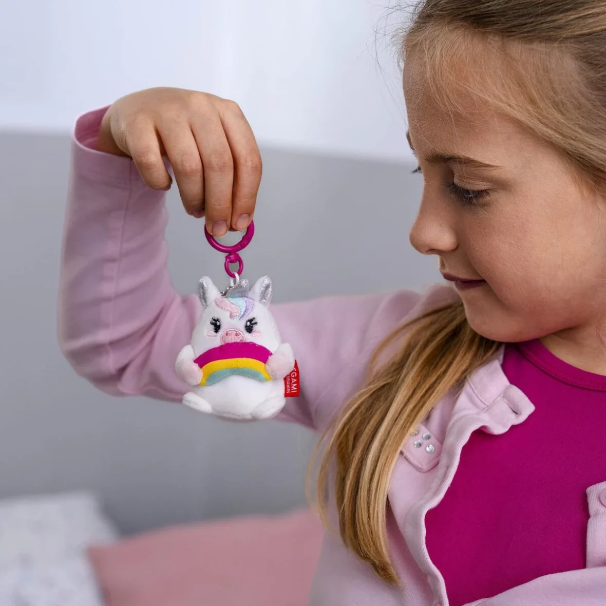 Legami – Porte-clés en peluche Licorne – Super Soft!3