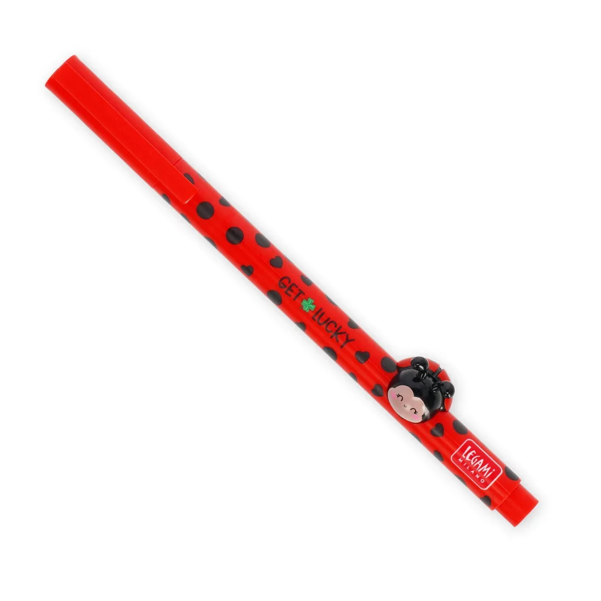 Legami – Stylo à encre gel Lovely Friends – Ladybug