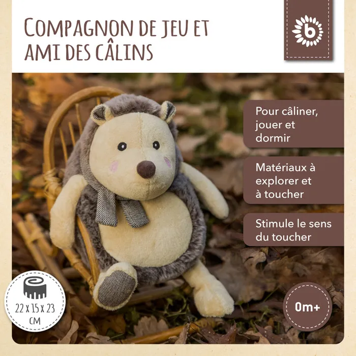 Peluche Piksi le hérisson1