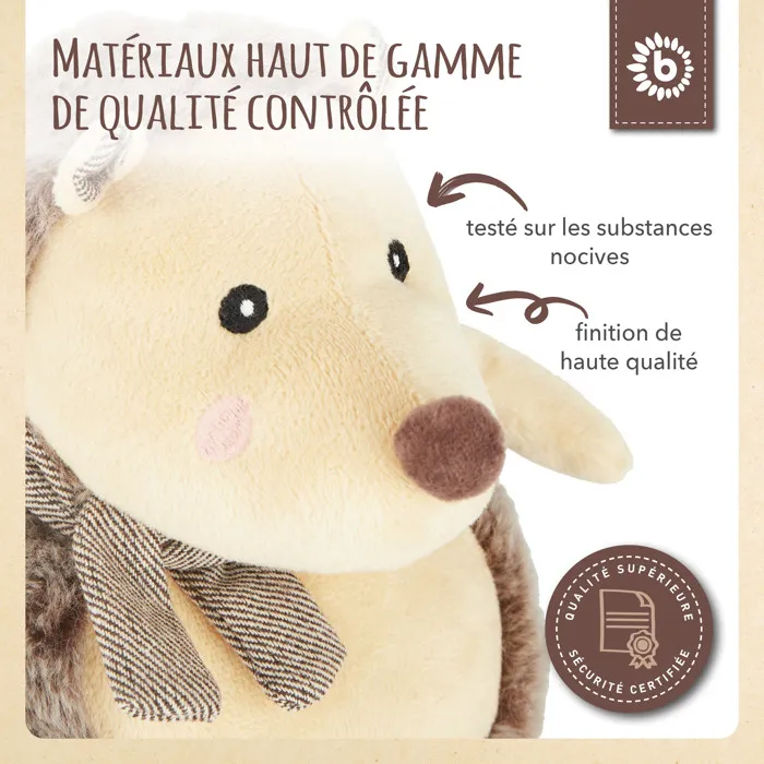 Peluche Piksi le hérisson4