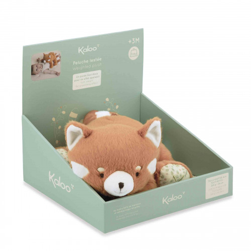 Peluche lestée Panda roux 328g