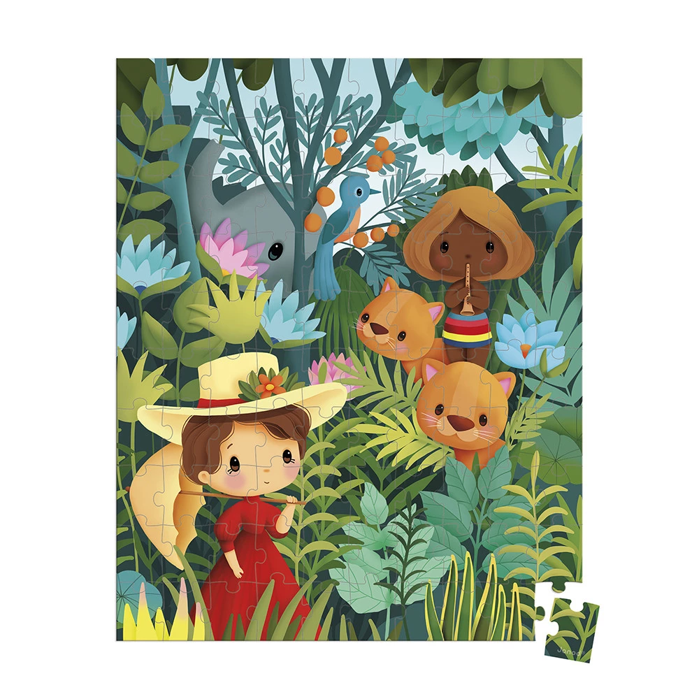 Puzzle Inspiré de Rousseau 100 pcs1