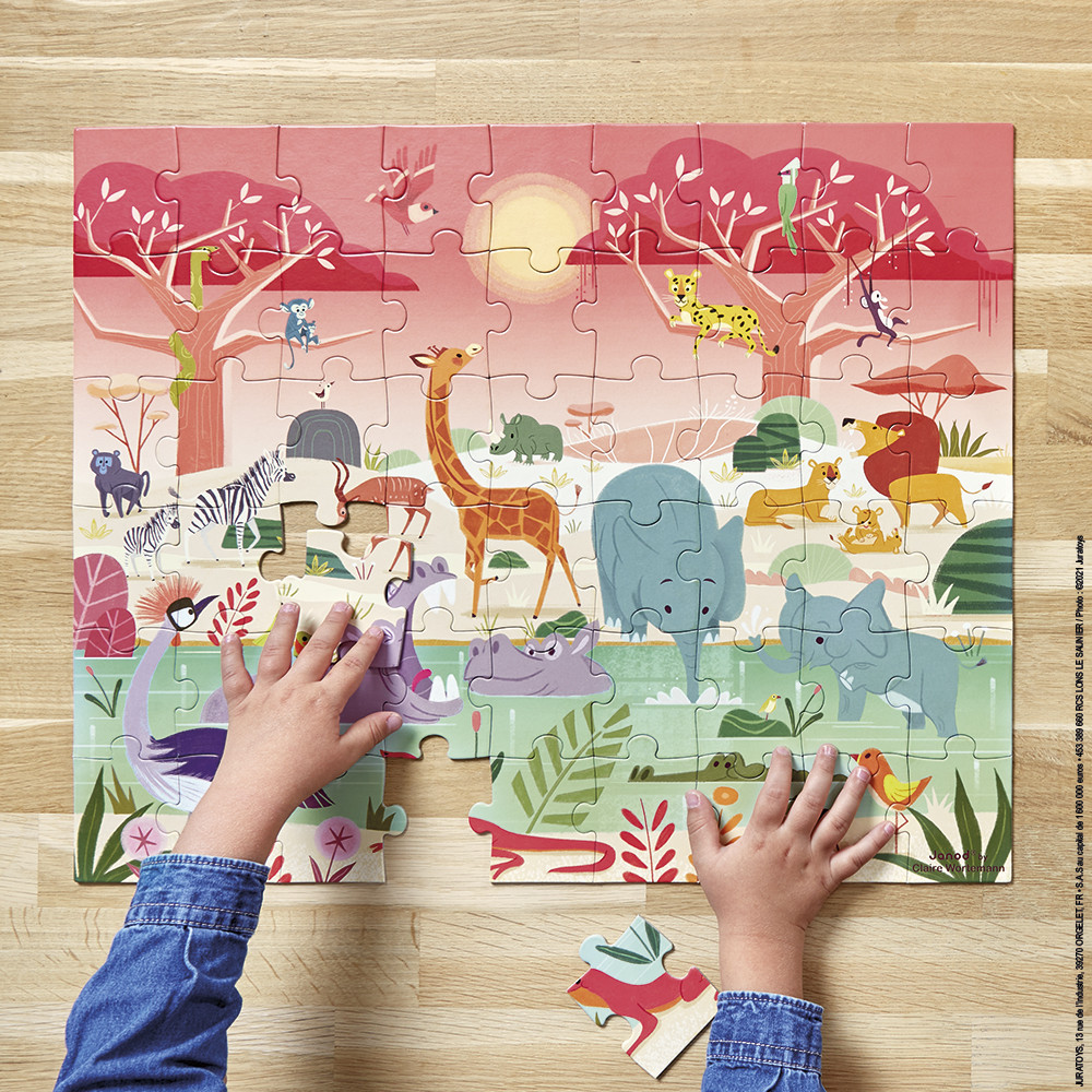 Puzzle La réserve animalière1