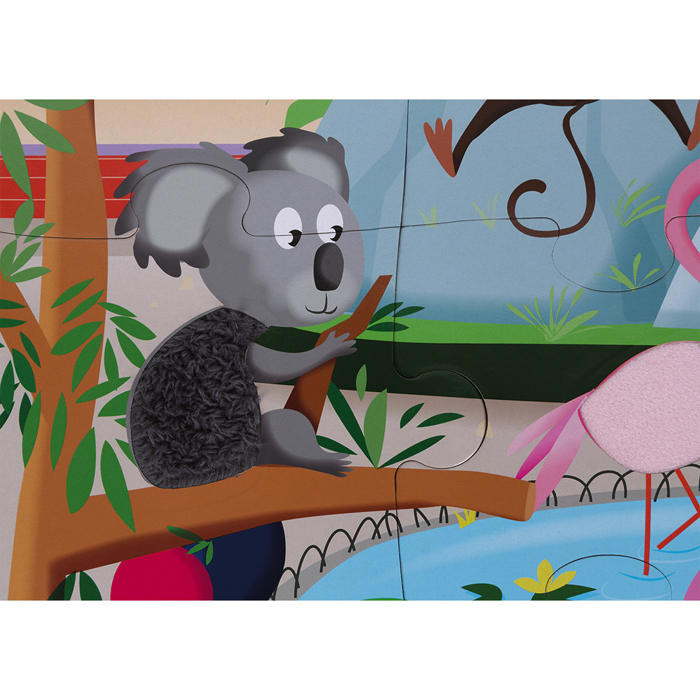 Puzzle Tactile ‘Journée Zoo’ – 20 pièces3