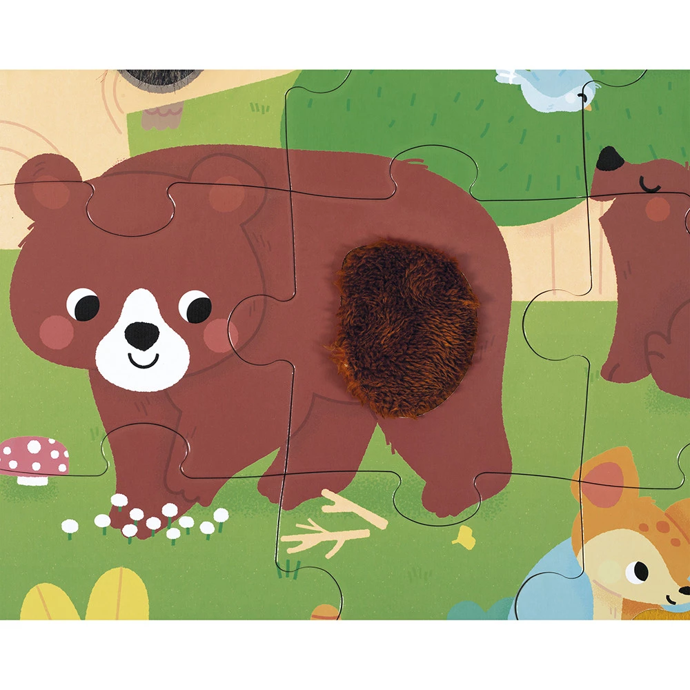 Puzzle Tactile ‘La Forêt’ – 20 pièces3
