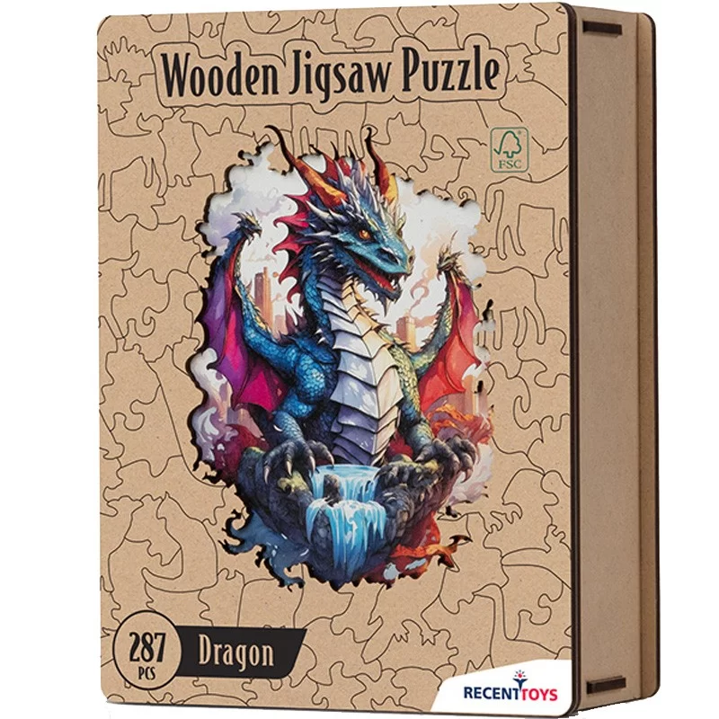Puzzle en bois Dragon – 287 pièces
