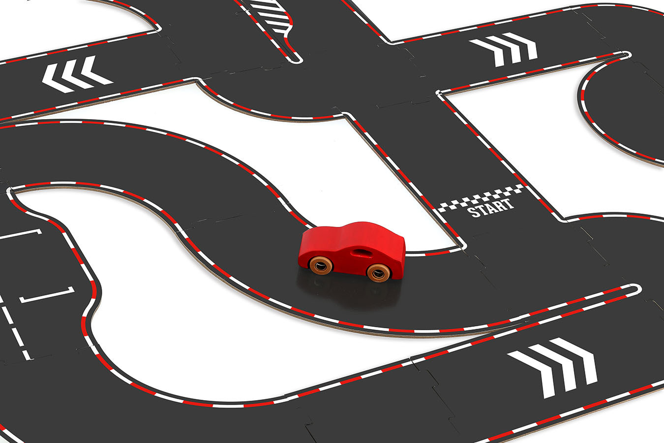 Circuit réversible en carton – Vilacity1