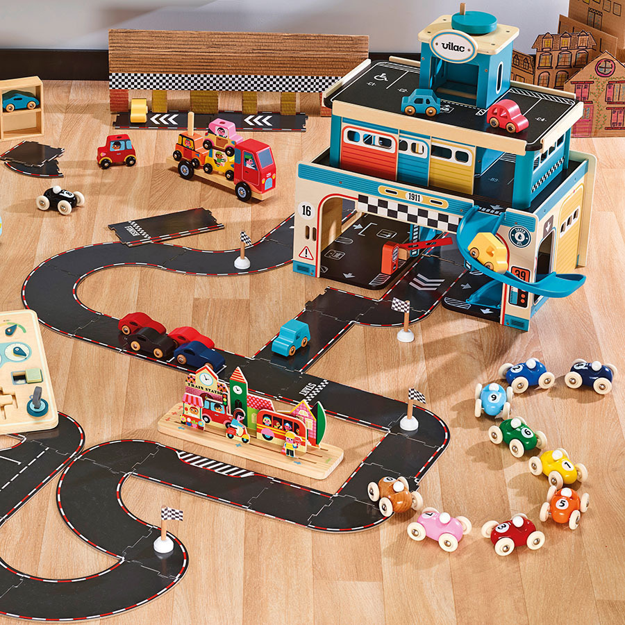Circuit réversible en carton – Vilacity6