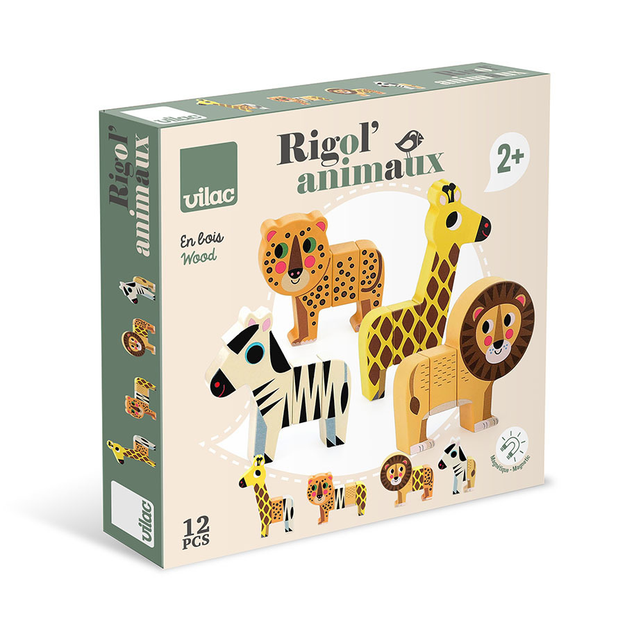 Jeu d’éveil magnétique Rigol’Animaux Savane – Ingela P.Arrhenius