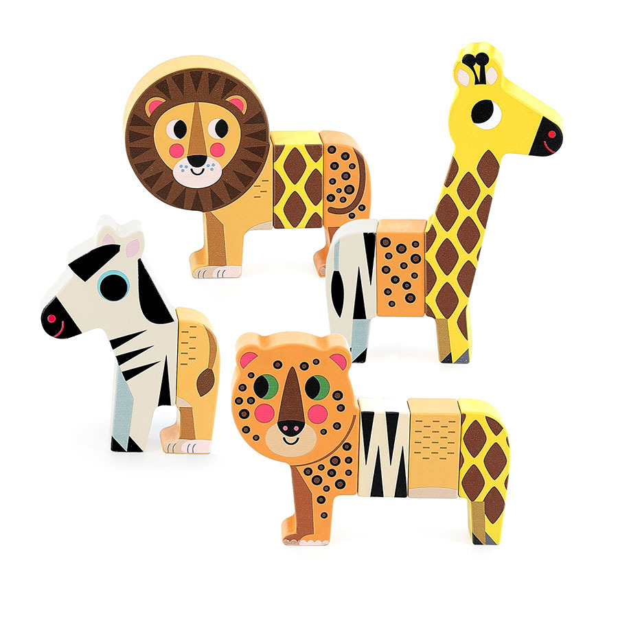 Jeu d’éveil magnétique Rigol’Animaux Savane3