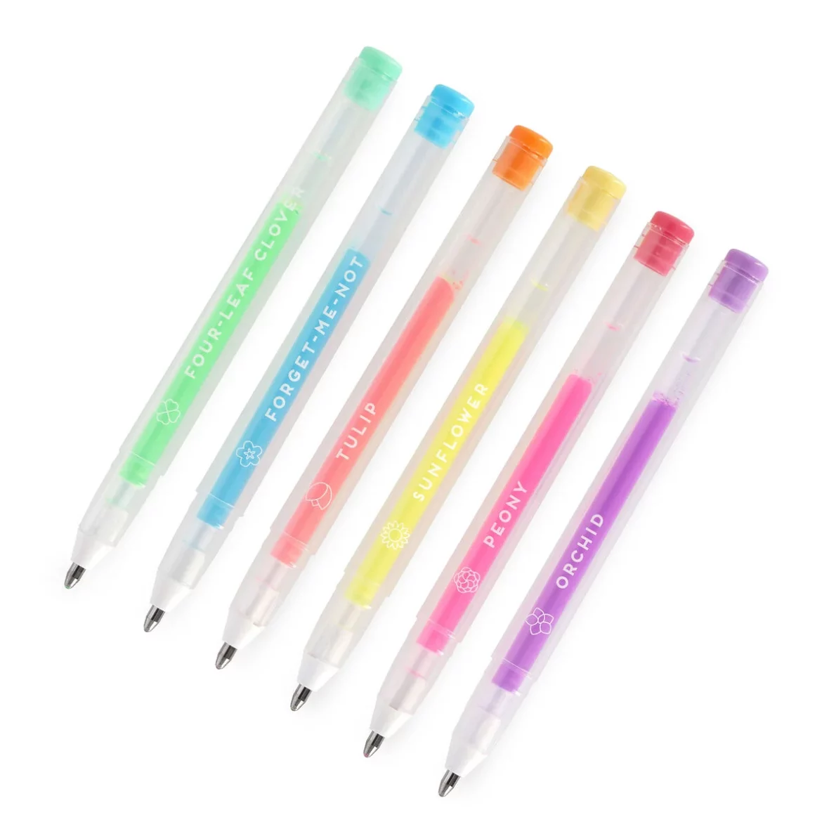 Legami – 6 mini stylos à encre gel – Pastel1