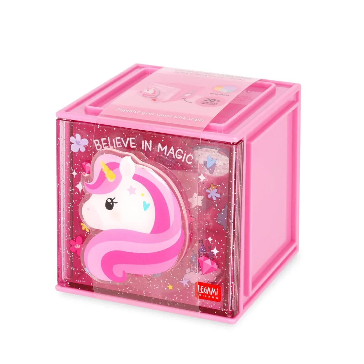 Legami – Cutie Cube Organisateur modulable de bureau – Unicorn