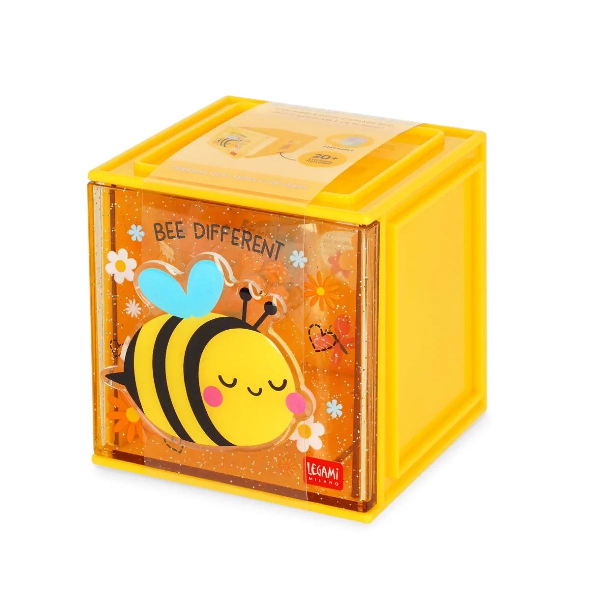 Legami – Cutie Cube Organisateur modulable de bureau – Bee