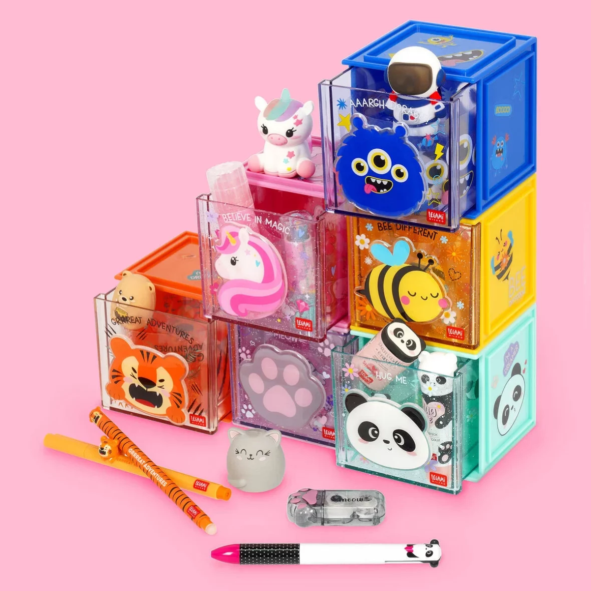 Cube Organisateur modulable de bureau