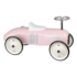 Voiture porteur en métal vintage rose pâle
