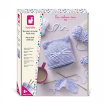 Kit Créatif - Bonnet Petit Chat À Tricoter