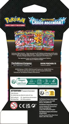 Boosters Pokémon ME04 – Chaos Ascendant5