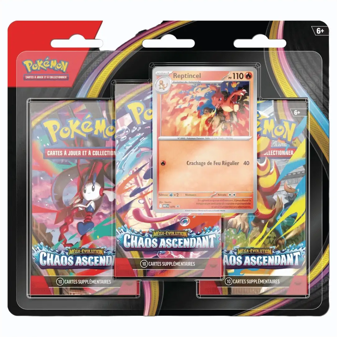 Pokémon – Tripack ME04 Chaos Ascendant