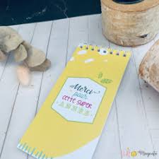Carnet de note – Merci pour cette super année