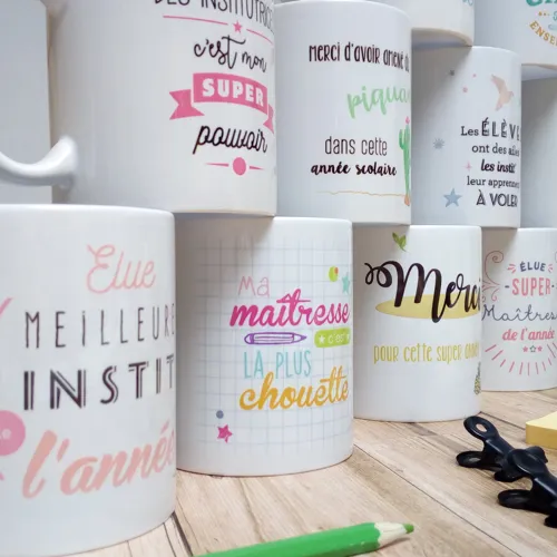 Mug cadeau fin d’année scolaire 1