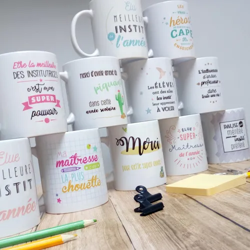 Mug cadeau fin d’année scolaire 2